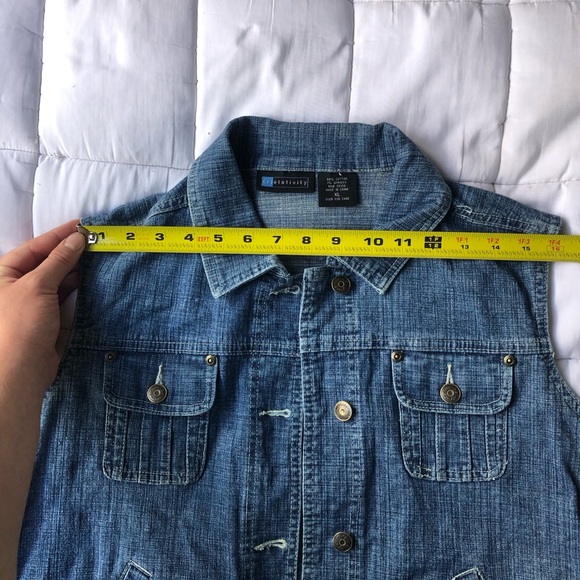 Classy denim vest by Relativity - Picture 9 of 9